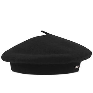 MICHAEL Michael Kors. Wool Beret Duo in Charcoal and Black